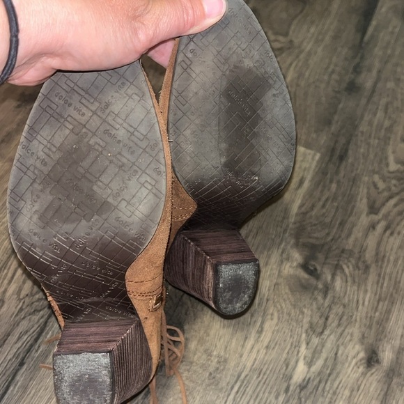 Dolce Vita Fringe Suede Ankle Boots size 7 - Picture 10 of 10